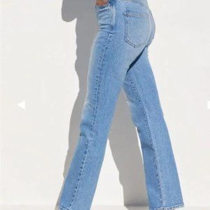 AYR, The LaLa, straight leg jeans, color High Five, size 28R, brand new